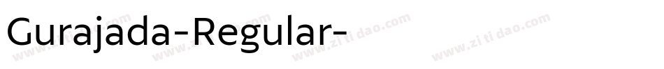 Gurajada-Regular字体转换