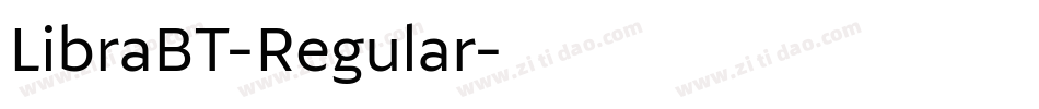 LibraBT-Regular字体转换