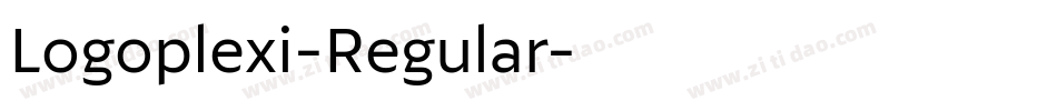 Logoplexi-Regular字体转换