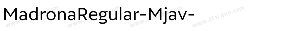 MadronaRegular-Mjav字体转换
