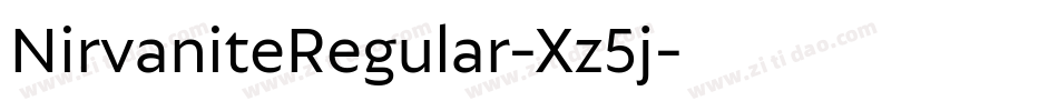 NirvaniteRegular-Xz5j字体转换