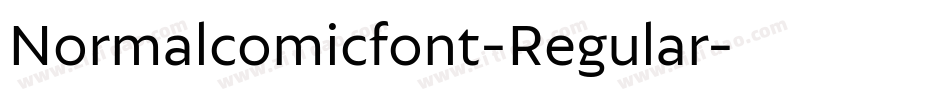 Normalcomicfont-Regular字体转换