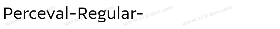 Perceval-Regular字体转换