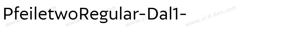 PfeiletwoRegular-Dal1字体转换 PfeiletwoRegular-Dal1字体转换