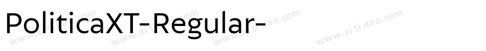 PoliticaXT-Regular字体转换