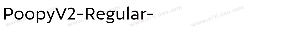 PoopyV2-Regular字体转换