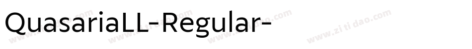 QuasariaLL-Regular字体转换
