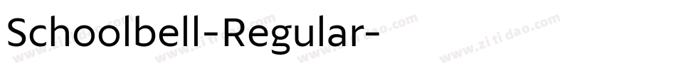 Schoolbell-Regular字体转换