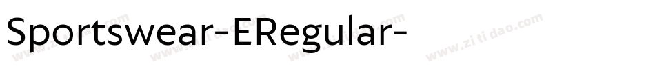 Sportswear-ERegular字体转换