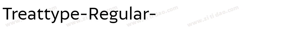 Treattype-Regular字体转换