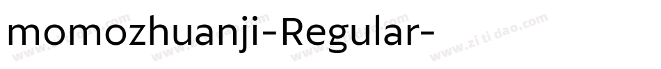 momozhuanji-Regular字体转换