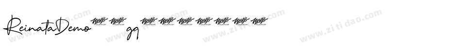 ReinataDemo-9gq2字体转换