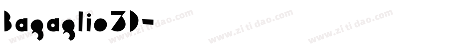 Bagaglio3D字体转换