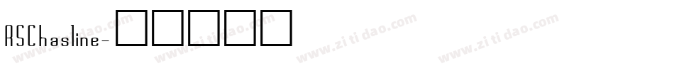 RSChasline字体转换