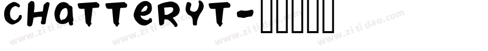 chatteryt字体转换