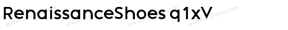 RenaissanceShoes-q1xV字体转换