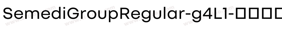 SemediGroupRegular-g4L1字体转换