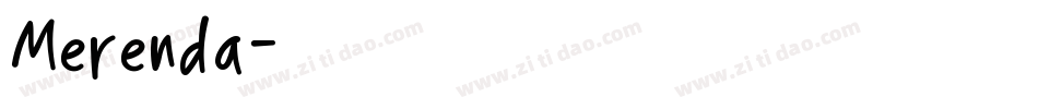 Merenda字体转换