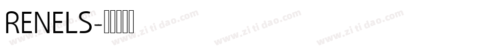RENELS字体转换