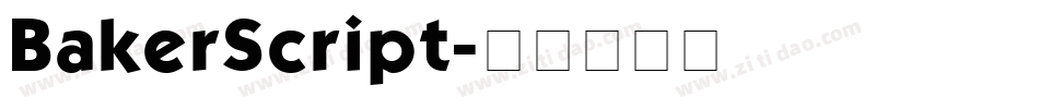 BakerScript字体转换