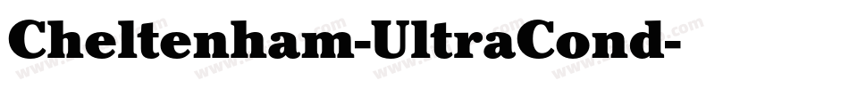 Cheltenham-UltraCond字体转换