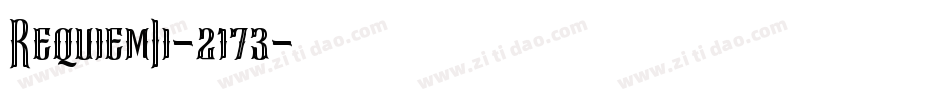 RequiemIi-2173字体转换