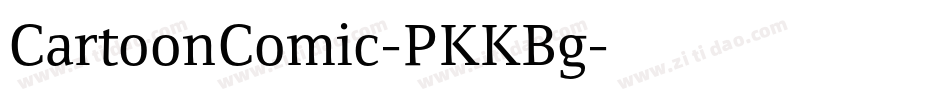 CartoonComic-PKKBg字体转换