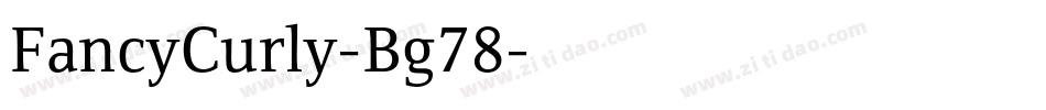 FancyCurly-Bg78字体转换