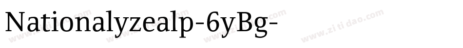 Nationalyzealp-6yBg字体转换