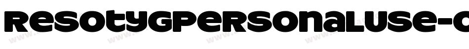 ResotygPersonalUse-owBpa字体转换