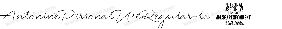 AntoninePersonalUseRegular-la9X字体转换 AntoninePersonalUseRegular-la9X字体转换