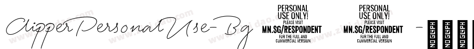 ClipperPersonalUse-Bg13字体转换