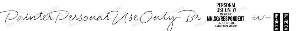 PainterPersonalUseOnly-Br0w字体转换