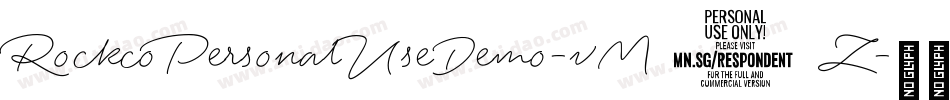 RockcoPersonalUseDemo-vM0Z字体转换