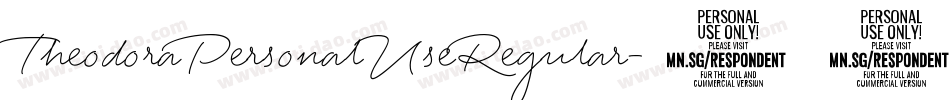 TheodoraPersonalUseRegular-09Zz字体转换 TheodoraPersonalUseRegular-09Zz字体转换