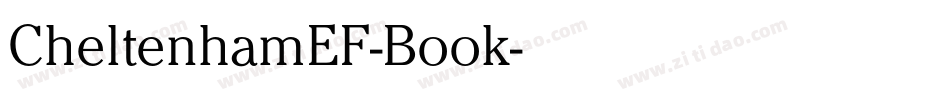 CheltenhamEF-Book字体转换