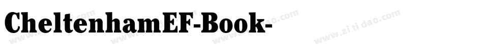 CheltenhamEF-Book字体转换