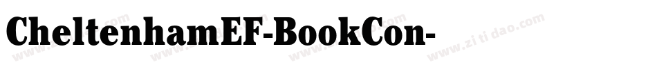CheltenhamEF-BookCon字体转换