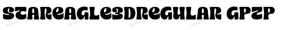 StarEagle3DRegular-GpzP字体转换