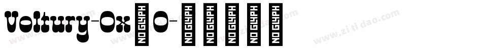 Voltury-Ox7O字体转换