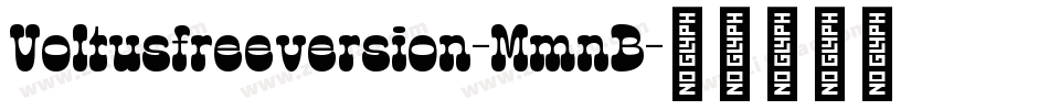 Voltusfreeversion-MmnB字体转换