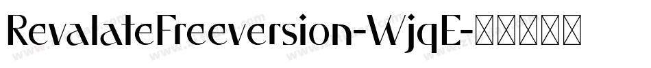 RevalateFreeversion-WjqE字体转换