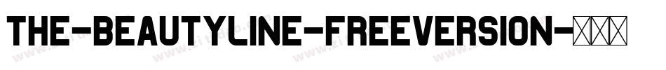 The-Beautyline-FreeVersion字体转换