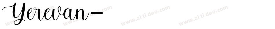 Yerevan字体转换