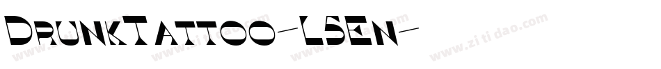 DrunkTattoo-L5En字体转换