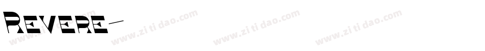 Revere字体转换