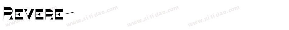 Revere字体转换