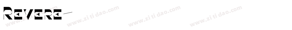 Revere字体转换
