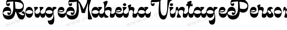 RougeMaheiraVintagePersonalUse-MRYP字体转换
