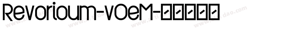 Revorioum-vOeM字体转换